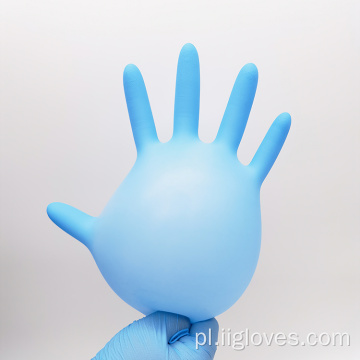 Ochrona bezpieczeństwa jednorazowe rękawiczki nitrylowe